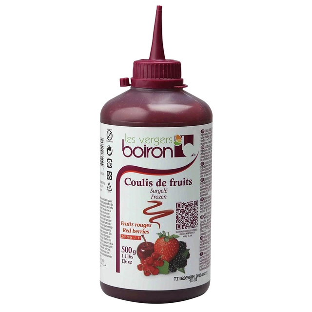 Skogsbær coulis - 500g 83% bær - Spania, Chile, Serbia m.fl. 