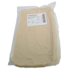 Overtrekksmarsipan naturhvit 25/75