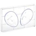 Støpeform polykarbonat Egg 3D Ø90 x H130mm - 2 x 150gr