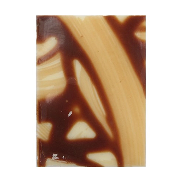 Brunt rektangel hvit sjokolade - 315stk 3,5 x 2,5cm 