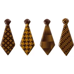 Sjokoladeslips 6,5 x 2,5cm - 84 stk