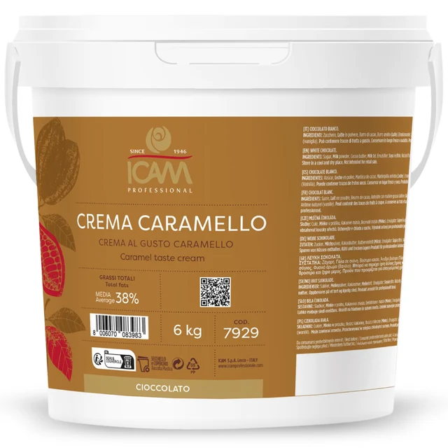 Karamell krem - 6kg Rik og fyldig karamell smak 