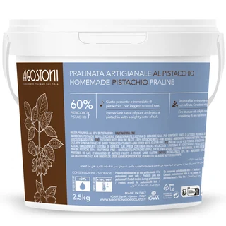 Pistasjpraline krem 60% - 2,5kg Rik pistasj smak, hint av salt