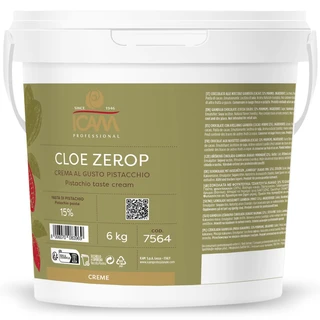 Cloe pistasj krem 15% - 6kg Smørbar, rund og myk, hvit sjokoladesmak
