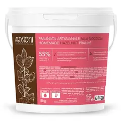 Hasselnøttpraline krem 55% - 5kg Ru struktur, hasselnøtt og karamell
