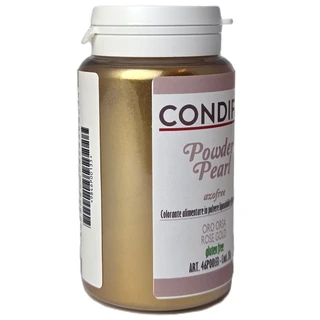 Fargepulver perle rosegull - 25g Fettløselig, Azofri