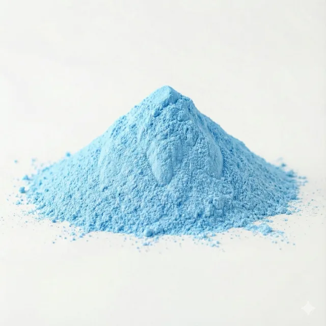 Fargepulver himmelblå - 25g Fettløselig, Azofri - UTGÅR 