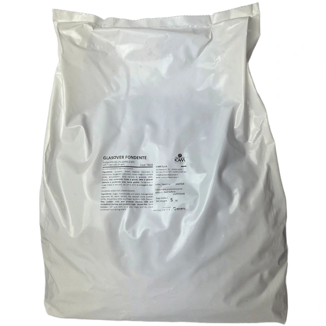 Glasover mørk nontemp sjokolade - 5kg Mye kakaosmak, balansert uten ettersmak 