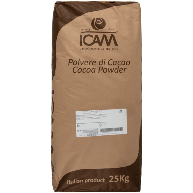 Kakaopulver 22-24% - 25kg Sterkt alkalisert, uten vanillin 
