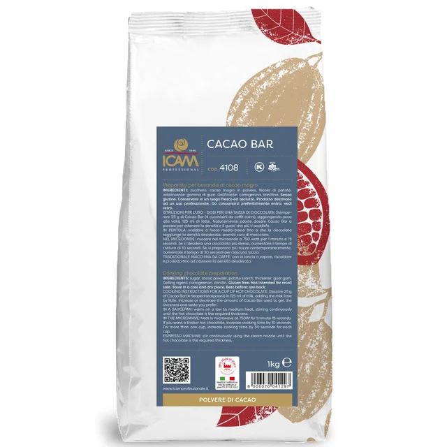 Varm sjokoladedrikk 28% - 1kg Fettredusert, blandes med melk 