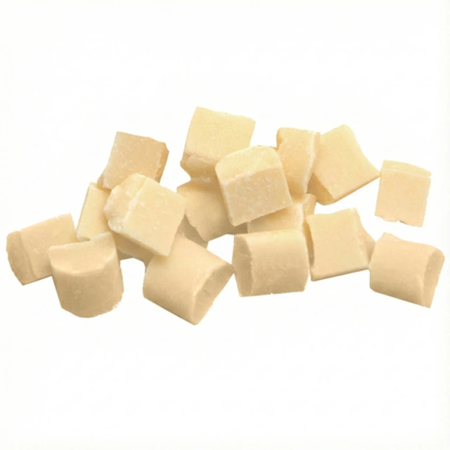 Sjokoladebiter bakefast 28% fett Rik melkesmak, karamell og vaniljenoter 