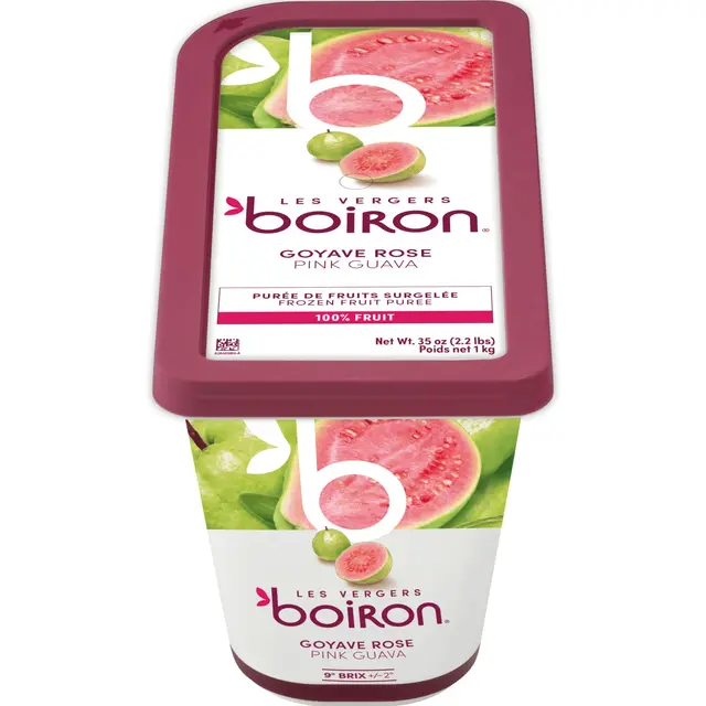 Fruktpure rosa guava 100% - 1kg Brasil, India, Vietnam 