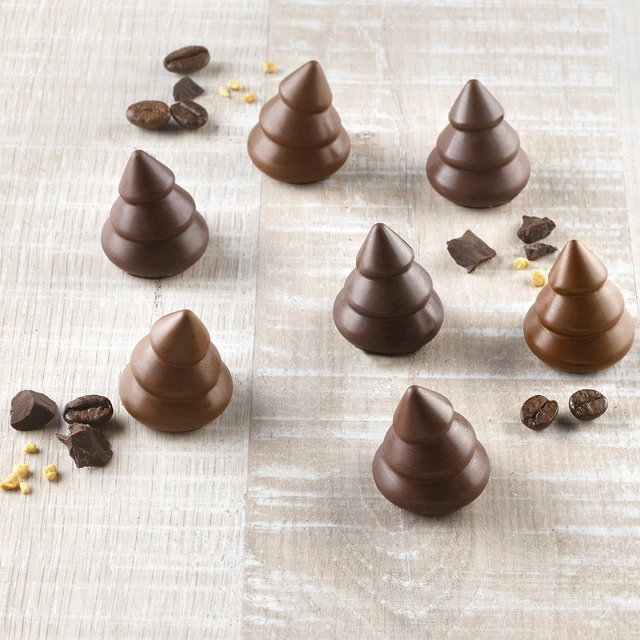 Konfektform silikon - SCG054 Tre Ø28 x H30mm - 9ml x 15 