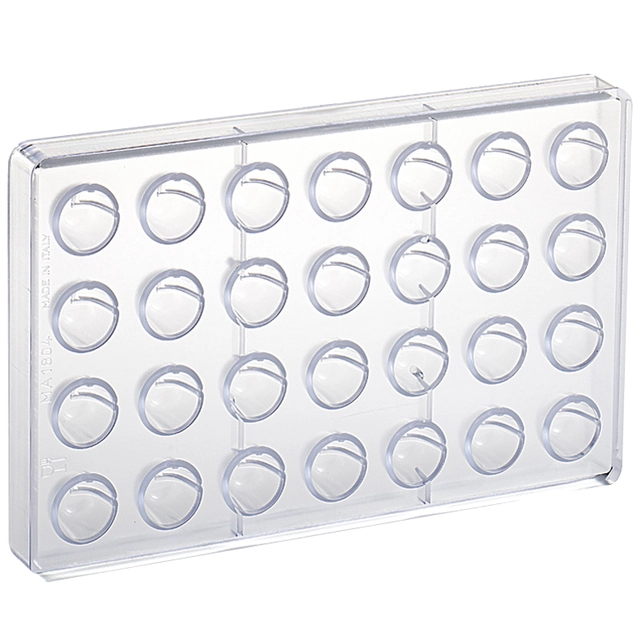Konfektform polykarbonat 1804 Ø25 x H18mm - 8ml x 28 