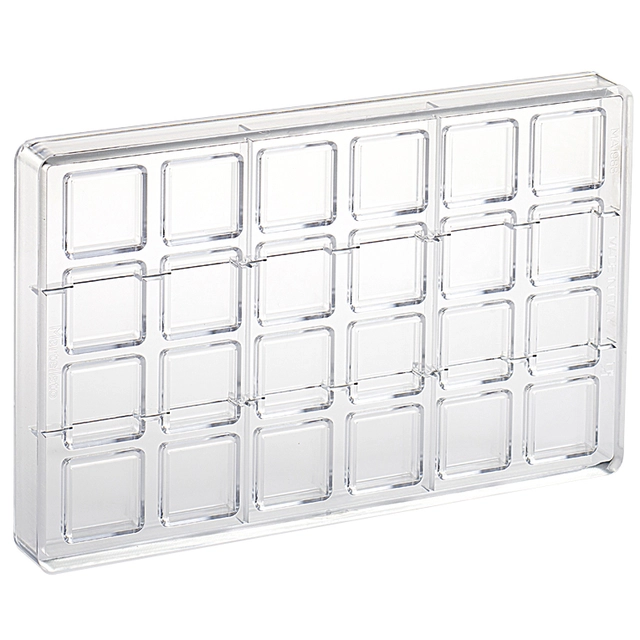 Konfektform polykarbonat 1988 30 x 30 x H8mm - 8ml x 24 