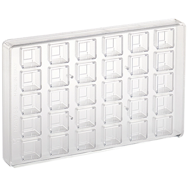 Konfektform polykarbonat 1966 25 x 25 x H15mm - 9ml x 30 