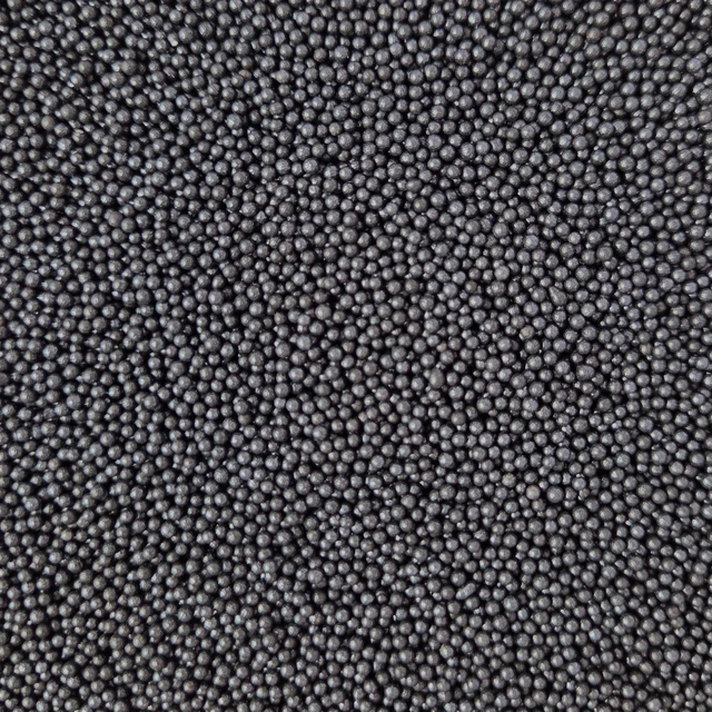 Strøssel perle sort 2mm - 1kg 