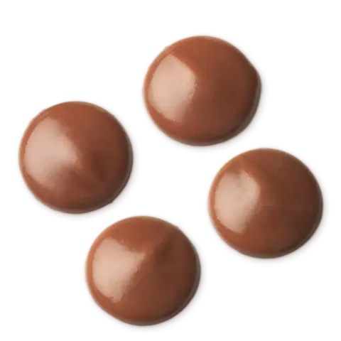 Regina 35% sjokolade - 1,5kg Rund melkesjokolade smak, karamell 