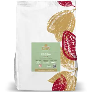 Regina 35% sjokolade Rund melkesjokolade smak, karamell