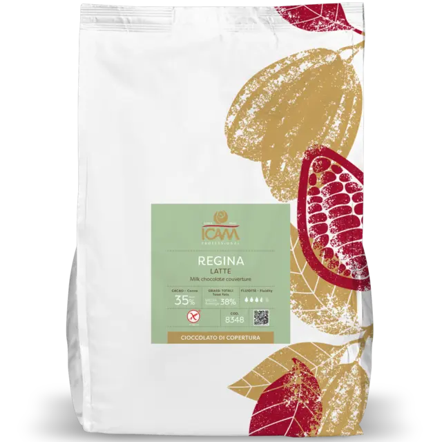 Regina 35% sjokolade Rund melkesjokolade smak, karamell 