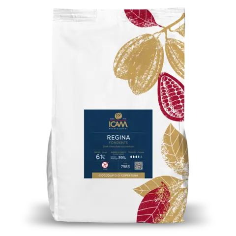 Regina 61% sjokolade Intens aroma, balansert kakaosmak 