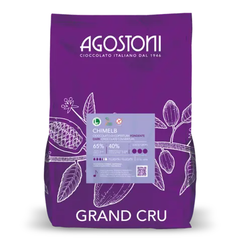 Chimelb 65% sjokolade - 4kg Vedvarende kakaosmak, søt, fruktig 