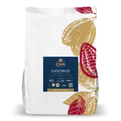 Chocorice Vegan 45% sjokolade - 4kg Vegansk og laktosefri, rik kakaosmak