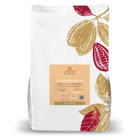 Vanini Aurum karamell 43% fett - 1,5kg Intens smak av karamell, melk og salt 