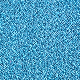 Strøssel perle blå 2mm - 1kg