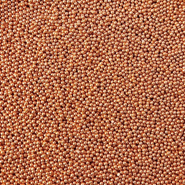 Strøssel metallisk bronse 2mm - 1kg 