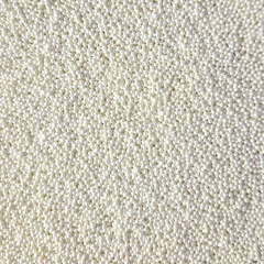 Strøssel perle hvit 2mm - 1kg