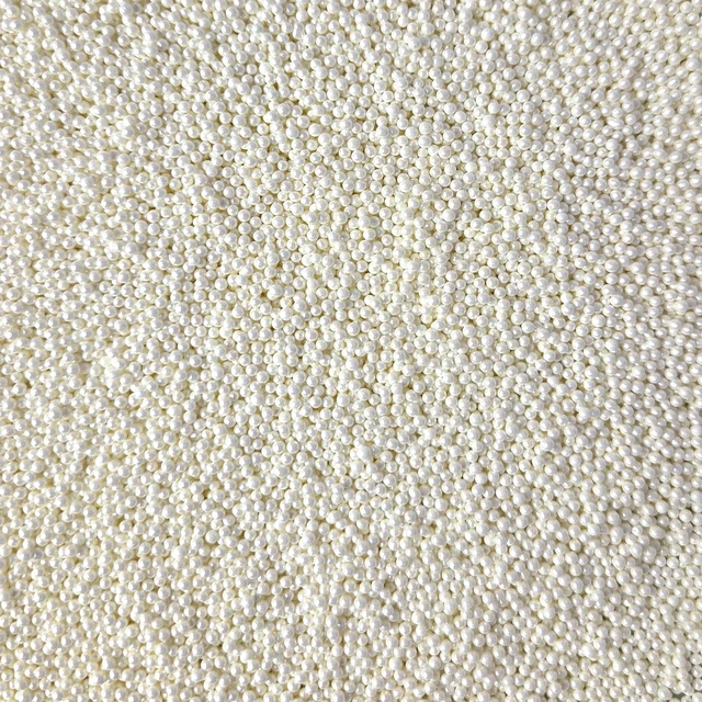 Strøssel perle hvit 2mm - 1kg 