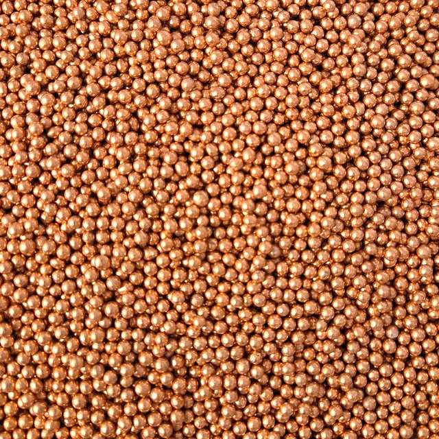 Strøssel metallisk bronse 4mm - 1kg 