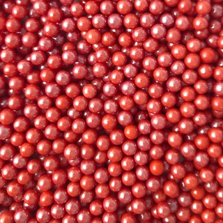 Strøssel perle rød 7mm - 1kg