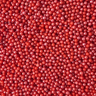 Strøssel perle rød 4mm - 1kg