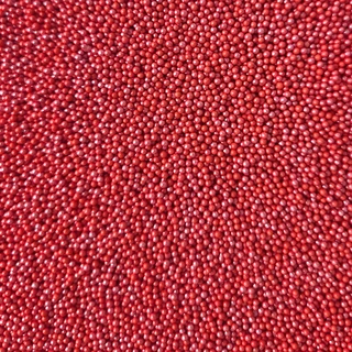 Strøssel perle rød 2mm - 1kg