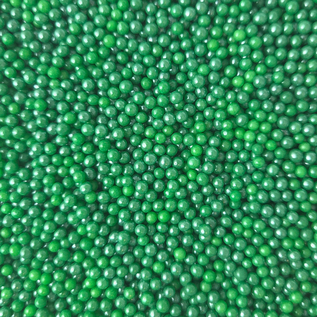 Strøssel perle grønn 4mm - 1kg 
