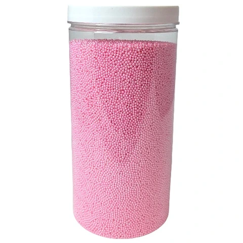 Strøssel perle lys rosa 2mm - 1kg 