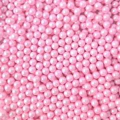 Strøssel perle lys rosa 7mm - 1kg
