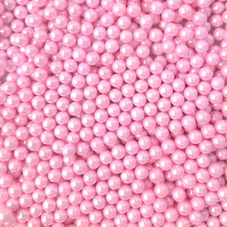 Strøssel perle lys rosa 7mm - 1kg