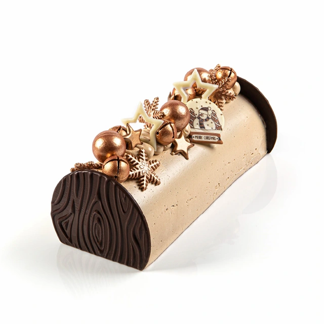 Snøkrystall bronse fondant ass. - 89stk Ø2,5 - 4 og 5,5cm 