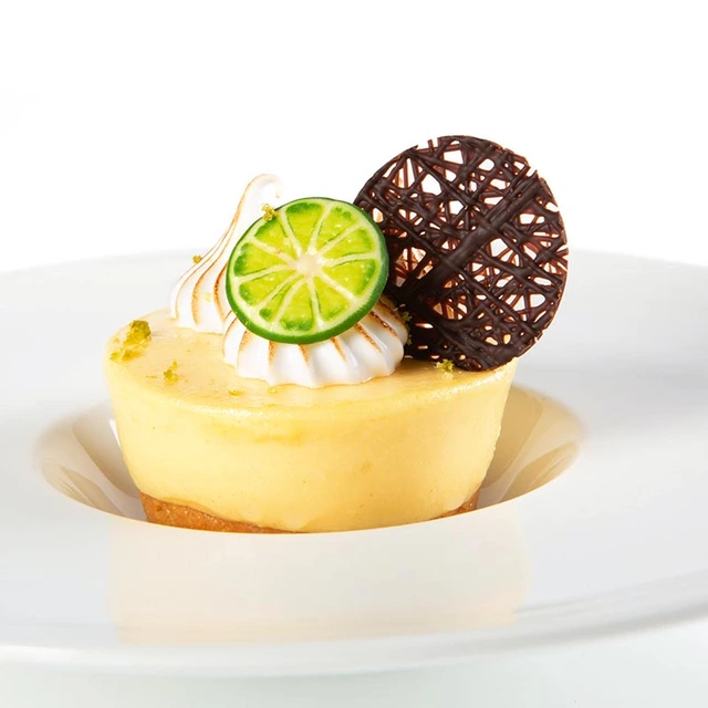 Mesh mørk sjokolade Ø4cm - 75stk 