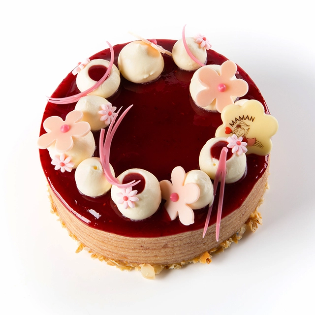 Sukkerblomst rosa/rød - 258stk 150 x Ø1, 60 x Ø2, 48 x Ø2,5cm 