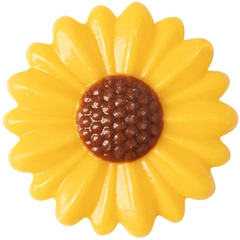 Solsikke i sjokolade Ø3,7cm - 120stk