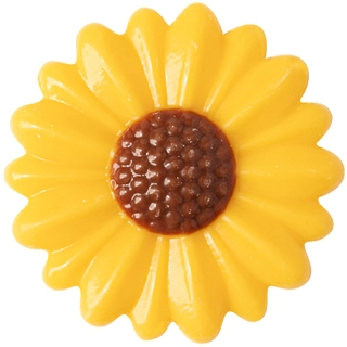 Solsikke i sjokolade Ø3,7cm - 120stk 