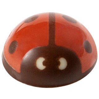 Marihøne i sjokolade Ø2,2cm - 162stk 