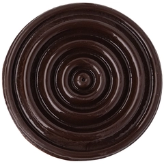 Spiral mørk sjokolade Ø3,8cm - 120stk