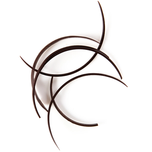 Halvsirkel mørk sjokolade 5cm - 360stk 