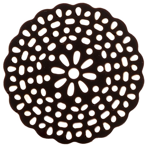 Sjokoladepynt Doily - 216stk Ø4cm 