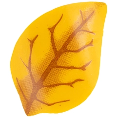 Høstblad hvit sjokolade - 180stk 2,5 x 3,5cm